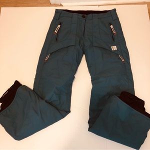 Women's turquoise Snow pants